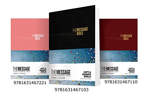 The Message Gift and Award Bible (Softcover, Black): The Bible in Contemporary Language