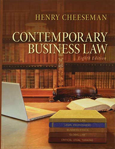 Contemporary Business Law