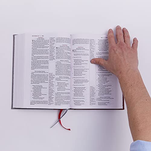 The NKJV, Open Bible, Leathersoft, Brown, Red Letter, Comfort Print: Complete Reference System