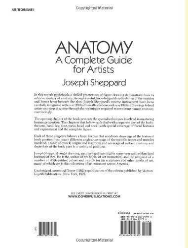 Anatomy: A Complete Guide for Artists (Dover Anatomy for Artists)