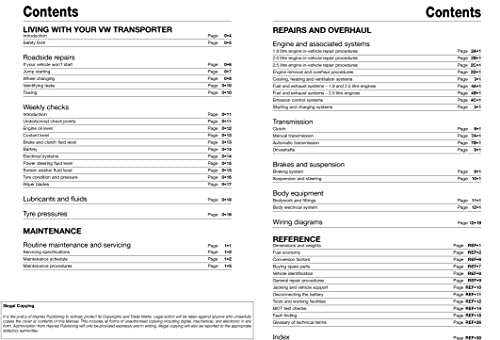 VW T5 Transporter (July 03 - 15) Haynes Repair Manual (Paperback)