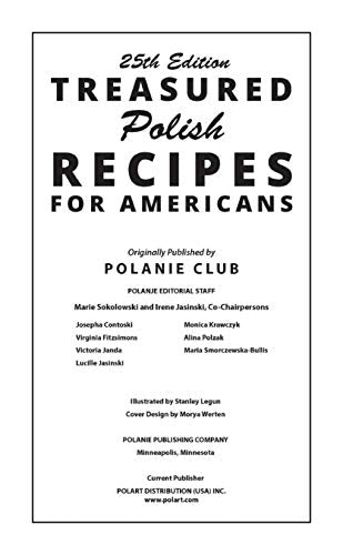 Treasured Polish Recipes For Americans