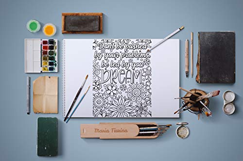 Key to Happiness: A Inspirational Coloring Book For Adults