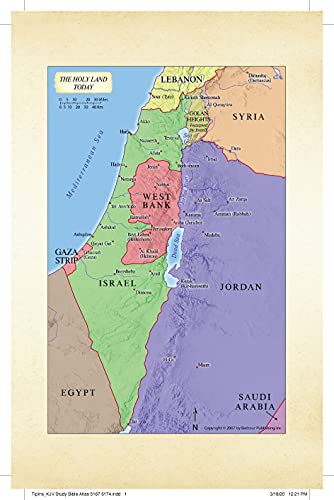 The KJV Study Bible: Atlas Edition [Wildflower Bouquet Thumb Indexed]