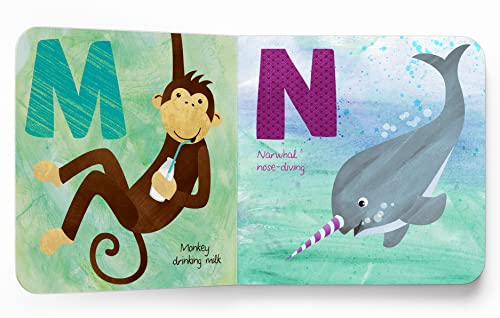 Animal ABC : Playful animals teach A to Z (Board Book)