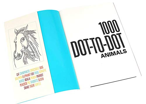 1000 Dot-to-Dot: Animals