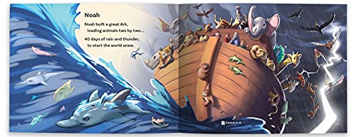 Ancient Adventures: 20 Epic Stories from the Bible - Bible Stories for Kids Ages 4-8, Discover the Amazing Tales About the Creation of Earth to the Story of Jesus - Christian Book for Kids