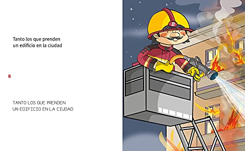 Daniel El Bombero (En Letra Mayúscula y de imprenta): En letra MAYÚSCULA y de imprenta: libros para niños de 4 y 5 años: 1 (Aprender a leer en letra MAYÚSCULA e imprenta)