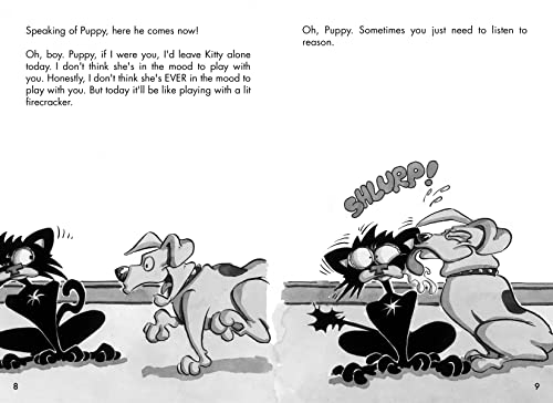 Bad Kitty: Puppy's Big Day (classic black-and-white edition)