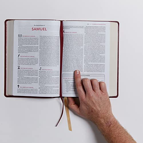 The KJV, Open Bible, Leathersoft, Black, Red Letter, Comfort Print: Complete Reference System