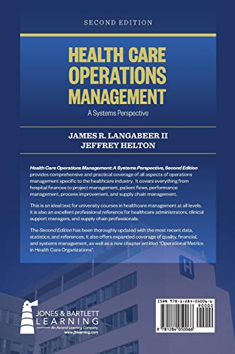 Health Care Operations Management: A Systems Perspective