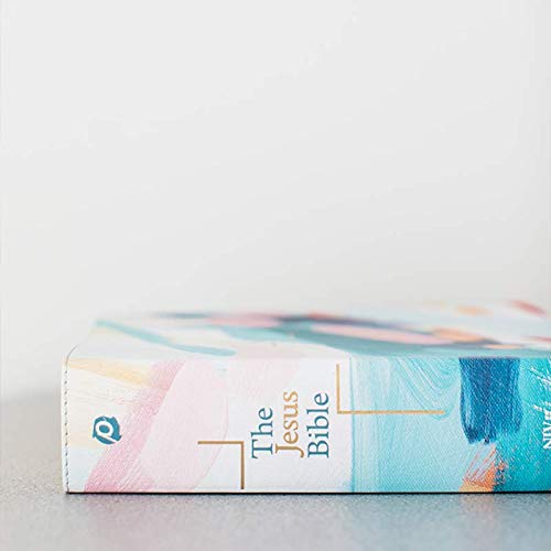 The Jesus Bible Artist Edition, NIV, Leathersoft, Multi-color/Teal, Comfort Print