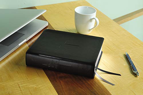 The Jesus Bible, NIV Edition, Leathersoft, Black, Thumb Indexed, Comfort Print