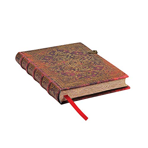 Paperblanks | Carmine | Equinoxe | Hardcover | Midi | Lined | Clasp Closure | 240 Pg | 120 GSM