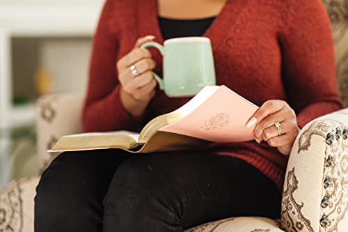 NIV, Journal the Word Bible for Women, Leathersoft, Brown/Pink, Red Letter, Comfort Print: 500+ Prompts to Encourage Journaling and Reflection