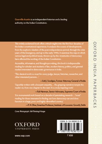 Working a Democratic Constitution: A History of the Indian Experience (Oxford India Paperbacks)