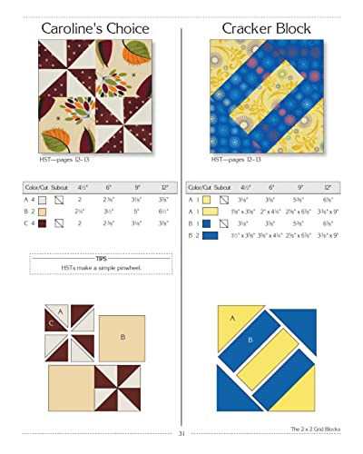 Quilt Block Genius, Expanded Second Edition: Over 300 Pieced Quilt Blocks to Make 1001 Blocks with No Math Charts (Landauer) Mini Quilts, Settings, Sampler Patterns, & Tips to Create Your Own Block