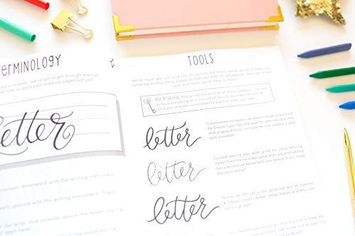 Hand Lettering and Modern Calligraphy for Kids: A Fun Step by Step Guide and Practice Workbook for Beginners and Children Ages 8 and up