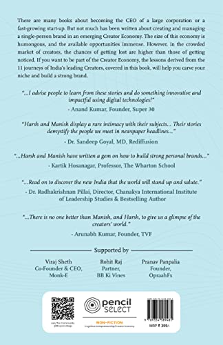 Booming Digital Stars: 11 Inspiring Journeys from India's Creator Economy (Black And White Inner Pages)