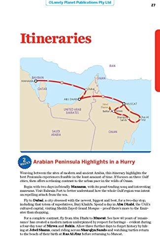 Lonely Planet Oman, UAE & Arabian Peninsula 6 (Travel Guide)