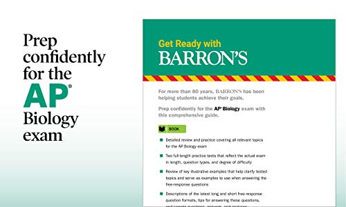 AP Biology Premium: With 5 Practice Tests (Barron's Test Prep)