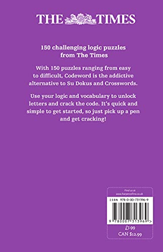 The Times Codeword: 150 cracking logic puzzles (The Times Puzzle Books)