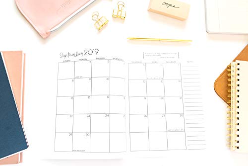 Lesson Planner for Teachers: Weekly and Monthly Teacher Planner | Academic Year Lesson Plan and Record Book with Floral Cover (July through June) (2019-2020 Lesson Plan Books for Teachers)