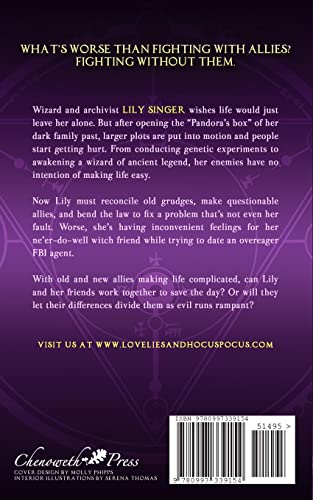 Love, Lies, and Hocus Pocus: Allies (The Lily Singer Adventures, Book 3) (A Lily Singer Cozy Fantasy Adventure)