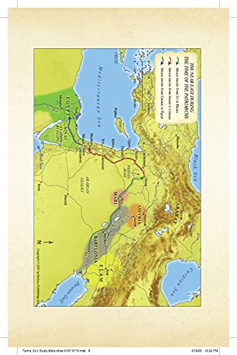 The KJV Study Bible: Atlas Edition [Wildflower Bouquet Thumb Indexed]