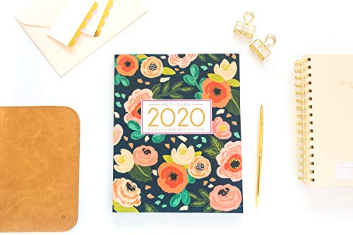 2020 Planner Weekly and Monthly: January to December: Navy Floral Cover (2020 Pretty Simple Planners)