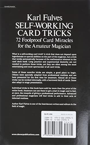 Self-Working Card Tricks (Dover Magic Books)