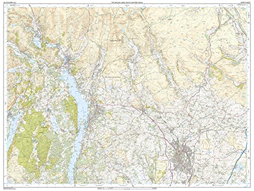 Lake District OS Explorer map OL7 The English Lakes - South Eastern area: Windermere, Kendal & Silverdale