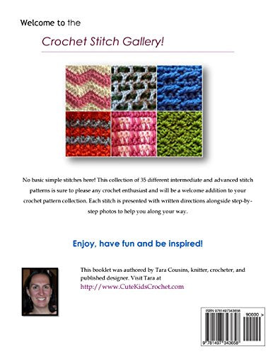 Crochet Stitch Gallery: A Step-by-Step Visual Guide to 35 Stitch Patterns (Tiger Road Crafts)