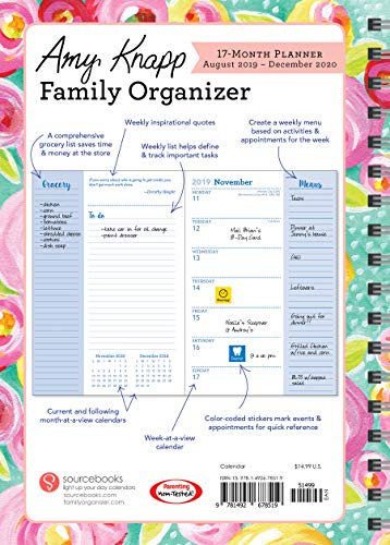 2020 Amy Knapp's Family Organizer: August 2019-December 2020