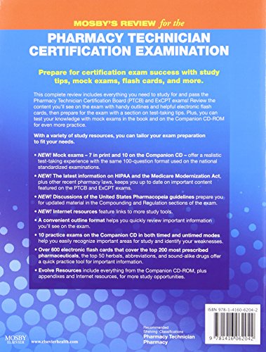 Mosby's Review for the Pharmacy Technician Certification Examination