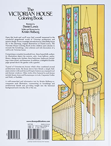 The Victorian House Coloring Book