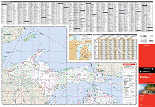 Rand McNally Easy To Read: Michigan State Map