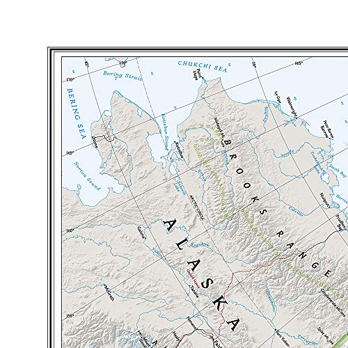 National Geographic: Canada Classic Wall Map (38 x 32 inches) (National Geographic Reference Map)