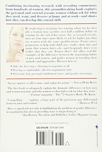 Women Don't Ask: The High Cost of Avoiding Negotiation--and Positive Strategies for Change