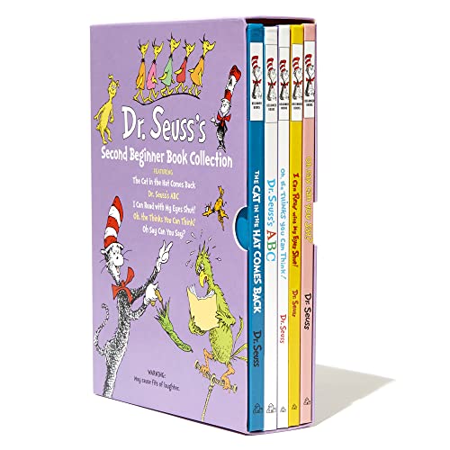 Dr. Seuss's Second Beginner Book Collection: The Cat in the Hat Comes Back; Dr. Seuss's ABC; I Can Read with My Eyes Shut!; Oh, the Thinks You Can Think!; Oh Say Can You Say? (Beginner Books(R))