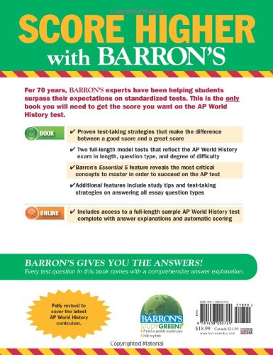 Barron's AP World History, 6th Edition