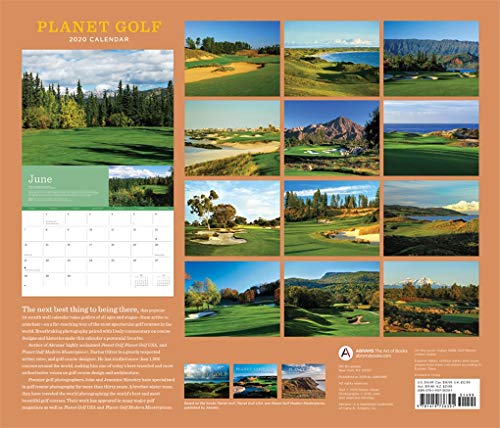 Planet Golf 2020 Wall Calendar