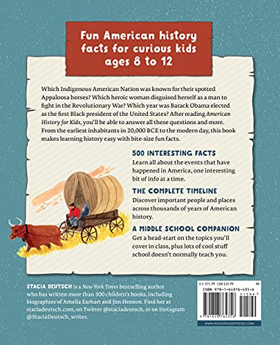 American History for Kids: 500 Facts! (History Facts for Kids)