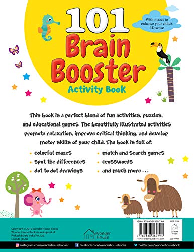 101 Brain Booster Activity Book : Fun Activity Book For Children (101 Fun Activities)