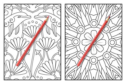 100 Magical Patterns: An Adult Coloring Book with Fun, Easy, and Relaxing Coloring Pages