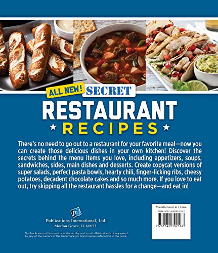 All New! Secret Restaurant Recipes