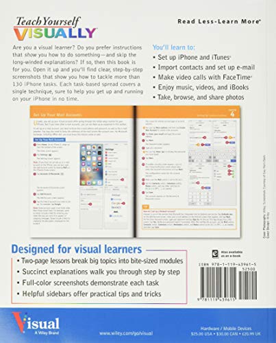 Teach Yourself VISUALLY iPhone 8, iPhone 8 Plus, and iPhone X (Teach Yourself VISUALLY (Tech))
