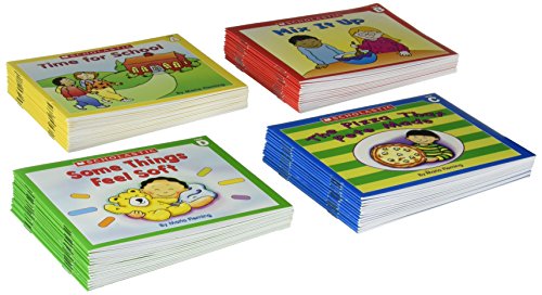 60 Scholastic Little Leveled Readers Learn to Read Preschool Kindergarten First Grade Children's Book Lot (15 Books Each in Levels A, B, C, and D) by Maria Fleming (2003) Paperback