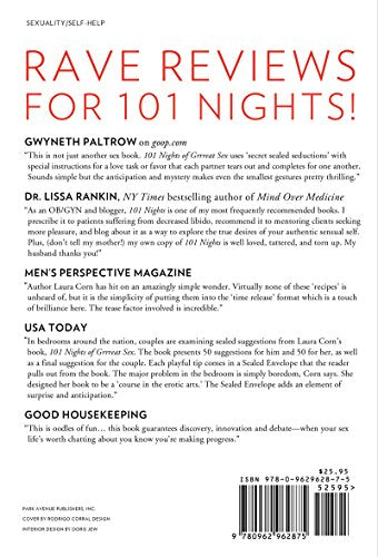 101 Nights of Great Sex: Secret Sealed Seductions for Fun-Loving Couples