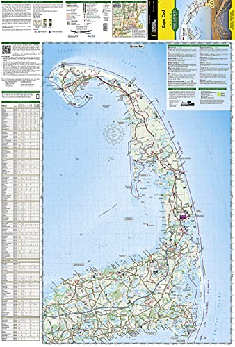 Cape Cod Map (National Geographic Trails Illustrated Map, 250)